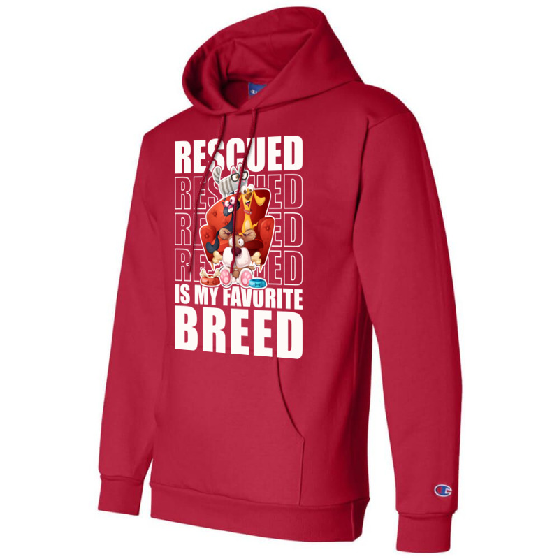 Rescued Cats Animal Shelter Favorite Breed Aesthet Champion Hoodie | Artistshot