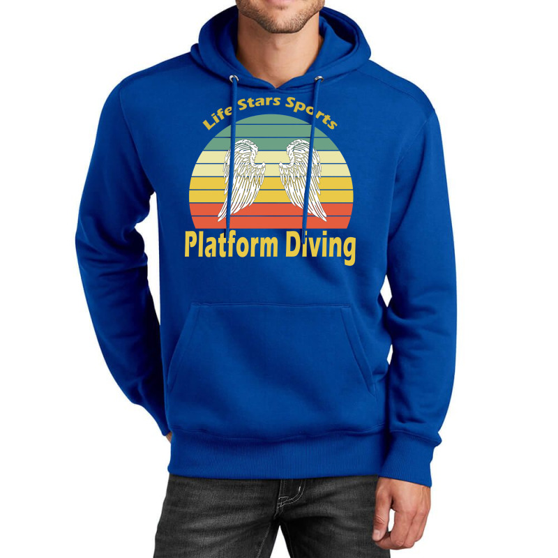 Sport Platform Diving Retro Unisex Hoodie | Artistshot