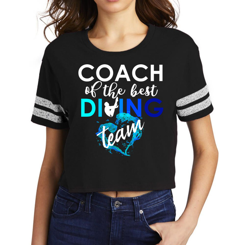 Springboard Diving Coach Of The Best Sport Diving Scorecard Crop Tee by subikreiamf | Artistshot