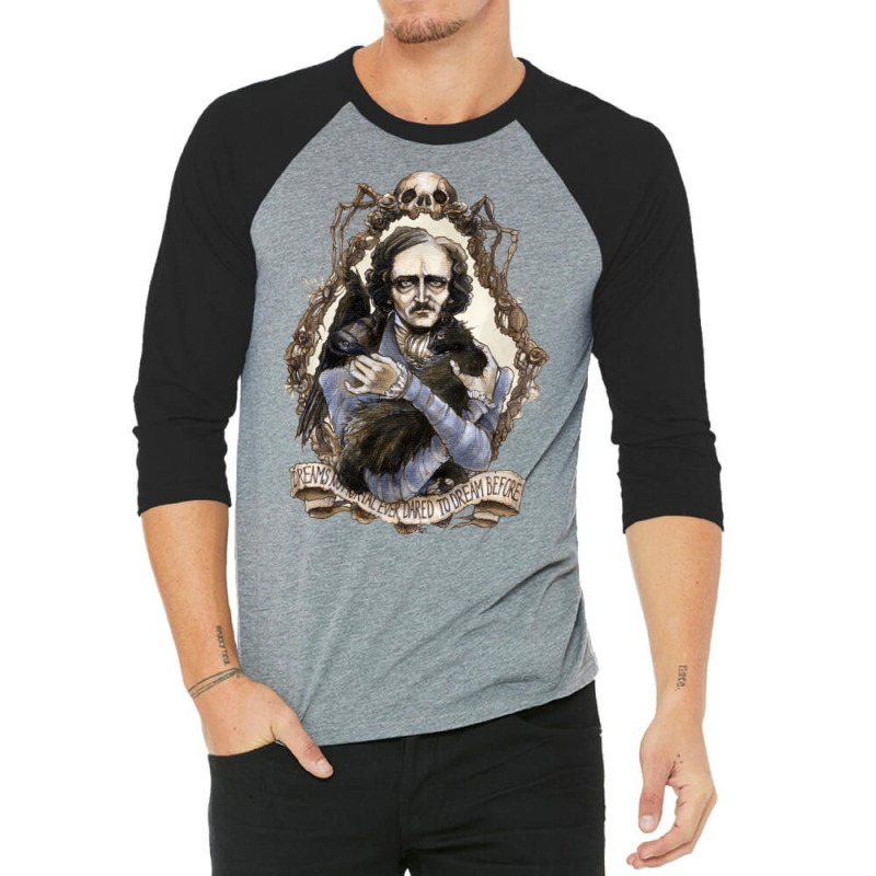 Edgar Allan Poe & Friends  (1) 3/4 Sleeve Shirt by keehanquakera | Artistshot