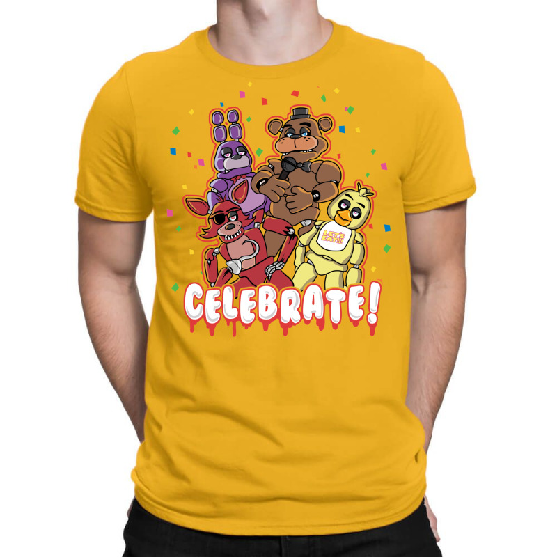 Five Nights At Freddy's Celebrate! T-Shirt by keehanquakera | Artistshot