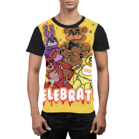 Five Nights At Freddy's Celebrate! Graphic T-shirt | Artistshot