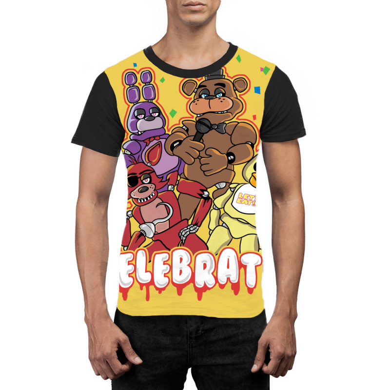 Five Nights At Freddy's Celebrate! Graphic T-shirt by keehanquakera | Artistshot