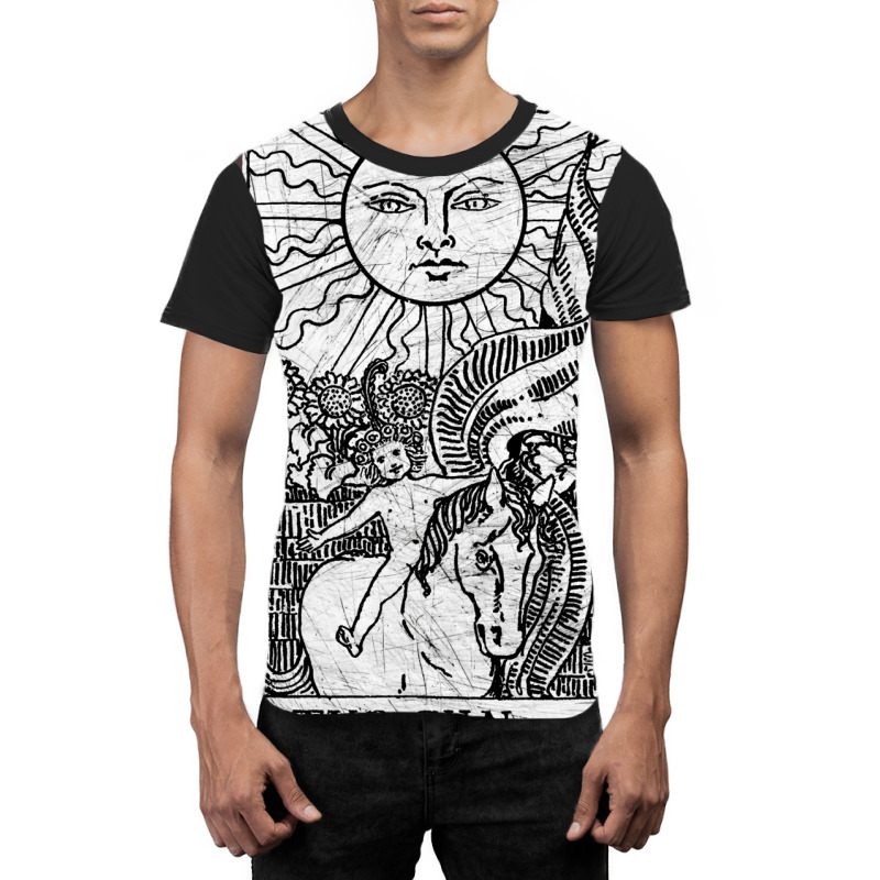 The Sun Tarot Card   Major Arcana   Fortune Tellin Graphic T-shirt by gouselauckt | Artistshot