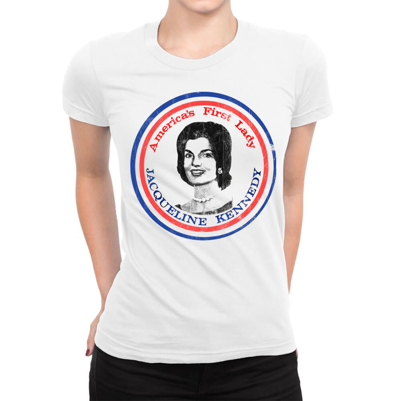 America's First Lady   Jacqueline Kennedy Ladies Fitted T-Shirt by erbkanfonkwe9 | Artistshot