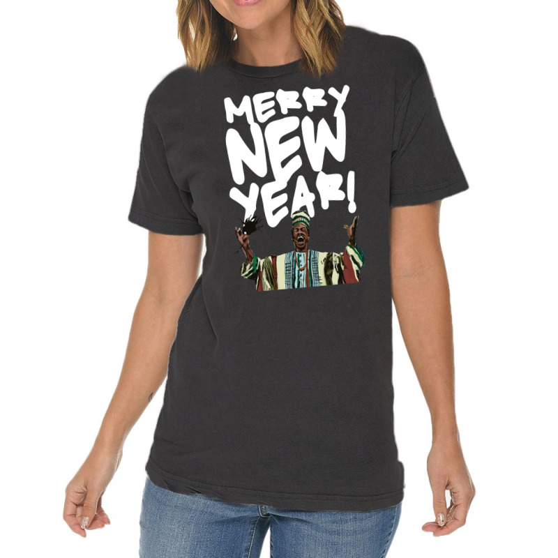 Merry New Year! (beef Jerky Time) Vintage T-shirt | Artistshot