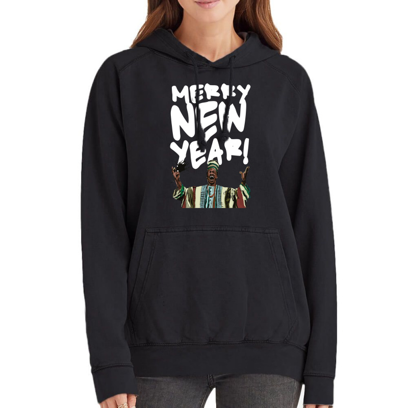 Merry New Year! (beef Jerky Time) Vintage Hoodie | Artistshot