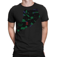 Staten Island New York Typographic Map T-shirt | Artistshot