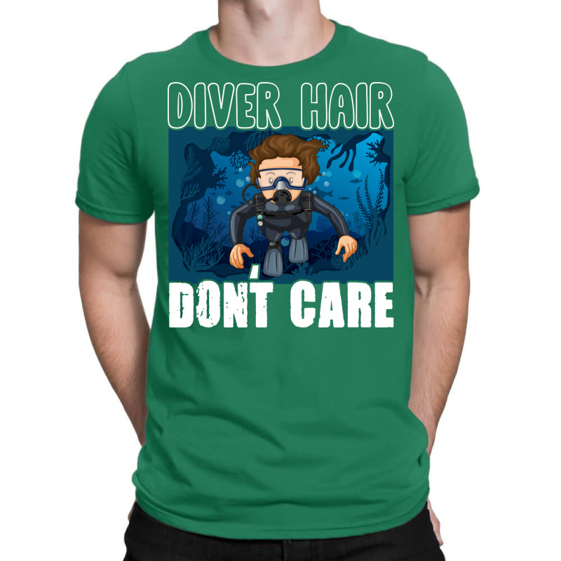 Diver Hair Dont Care Scuba Diving Diver Nostalgia T-shirt | Artistshot