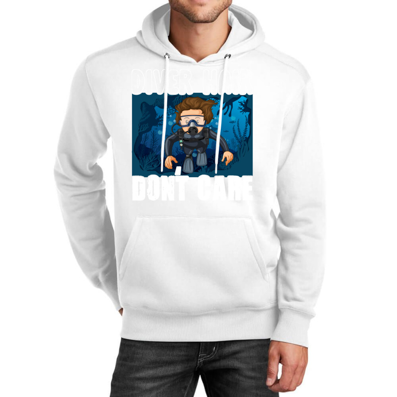 Diver Hair Dont Care Scuba Diving Diver Nostalgia Unisex Hoodie | Artistshot