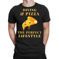 Diving And Pizza Lifestyle Travel T-shirt | Artistshot