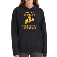 Diving And Pizza Lifestyle Travel Vintage Hoodie | Artistshot