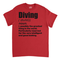 Diving Girl Coach Gift Perfect Present For Mother Classic T-shirt | Artistshot