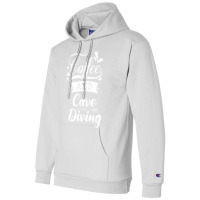 Coffee And Cave Diving Dive Fan Gift Idea Aestheti Champion Hoodie | Artistshot