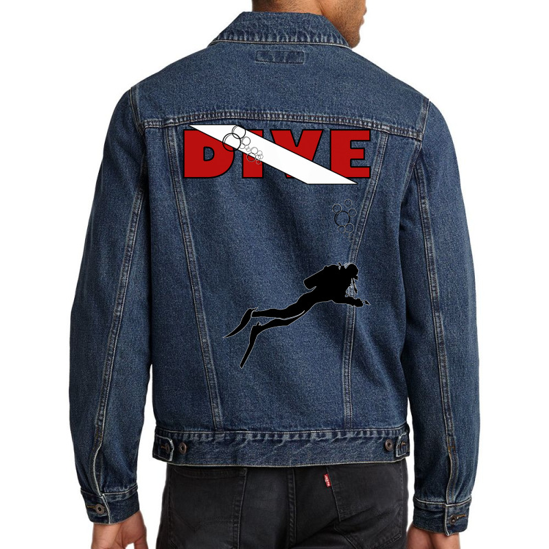 I Love Scube Nature Men Denim Jacket | Artistshot