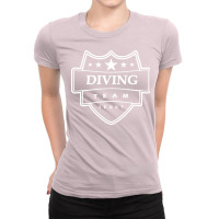 Sports Diving 70s Ladies Fitted T-shirt | Artistshot