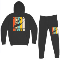 Scuba Diving Vintage  Aesthetic Hoodie & Jogger Set | Artistshot