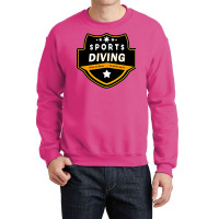 Sports Diving Girl Crewneck Sweatshirt | Artistshot