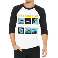 Things I Do In My Spare Time Scuba Diving Diver Lo 3/4 Sleeve Shirt | Artistshot