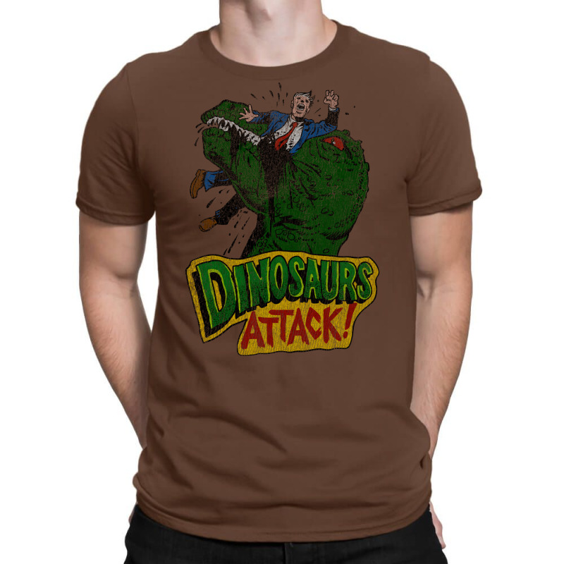 Distressed Dinosaurs Attack T-Shirt by zaheretippanp | Artistshot