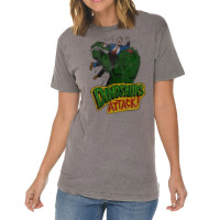 Distressed Dinosaurs Attack Vintage T-shirt | Artistshot