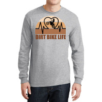 Dirt Bike Heartbeat Stars Long Sleeve Shirts | Artistshot