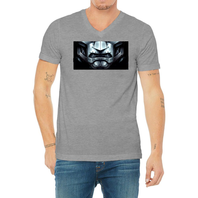 Dr Doom Mask V-neck Tee | Artistshot