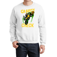 Funny Dirt Bike Out Motocross Gift Gravity Check D Crewneck Sweatshirt | Artistshot