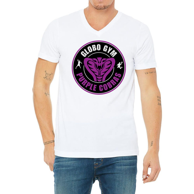 Dodgeball Globo Gym Purple Cobras V-Neck Tee by zaheretippanp | Artistshot