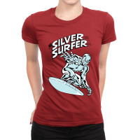 Silver Surfer Nc8 Ladies Fitted T-shirt | Artistshot