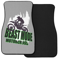 Motorcross Rider Biker Stars Front Car Mat | Artistshot