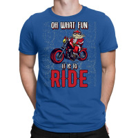 Christmas Biker Santa Claus Motorcycle Boy T-shirt | Artistshot