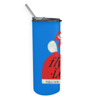 Fly By Lot Polish Airline   Faded Vintage Style (1 Skinny Tumbler | Artistshot