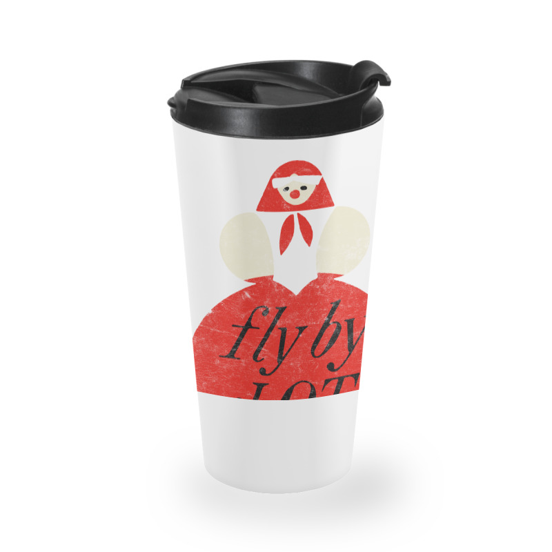 Fly By Lot Polish Airline   Faded Vintage Style (1 Travel Mug | Artistshot