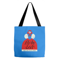 Fly By Lot Polish Airline   Faded Vintage Style (1 Tote Bags | Artistshot