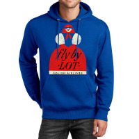 Fly By Lot Polish Airline   Faded Vintage Style (1 Unisex Hoodie | Artistshot