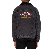 R.d. Trucking Inc. Unisex Sherpa-lined Denim Jacket | Artistshot