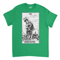 Strength Tarot Card   Major Arcana   Fortune Telli Classic T-shirt | Artistshot