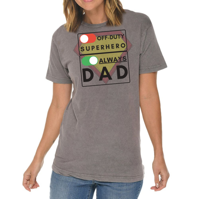 Always Dad Black Text Funny Vintage T-Shirt by azenirlongua | Artistshot