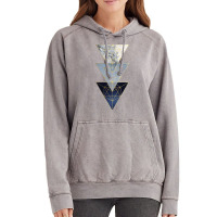 Navy And Gold 3 Triangles Vintage Hoodie | Artistshot