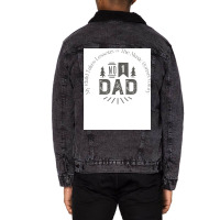 Number 1 Dad Love Unisex Sherpa-lined Denim Jacket | Artistshot