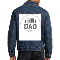 Number 1 Dad Love Men Denim Jacket | Artistshot