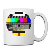 Retro Tv Test Card Glitched No Signal Coffee Mug | Artistshot