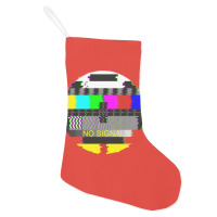 Retro Tv Test Card Glitched No Signal Holiday Stocking | Artistshot