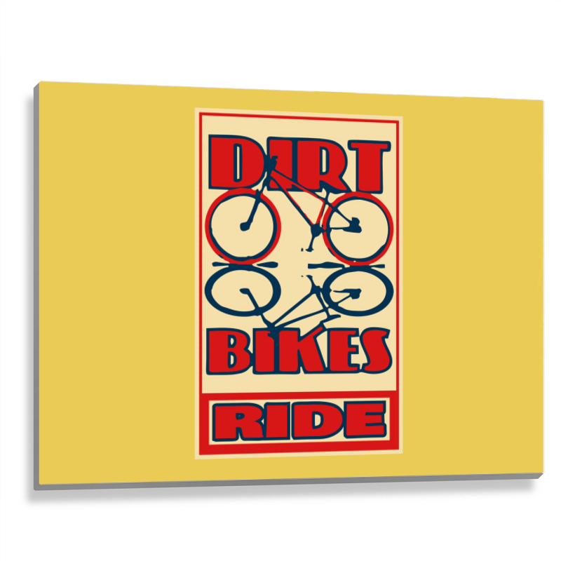 Mountain Bike And Dirt Bike Mountain Biking Stars Metal Print Horizontal | Artistshot