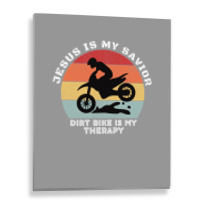 Vintage Dirt Bike Stars Metal Print Vertical | Artistshot