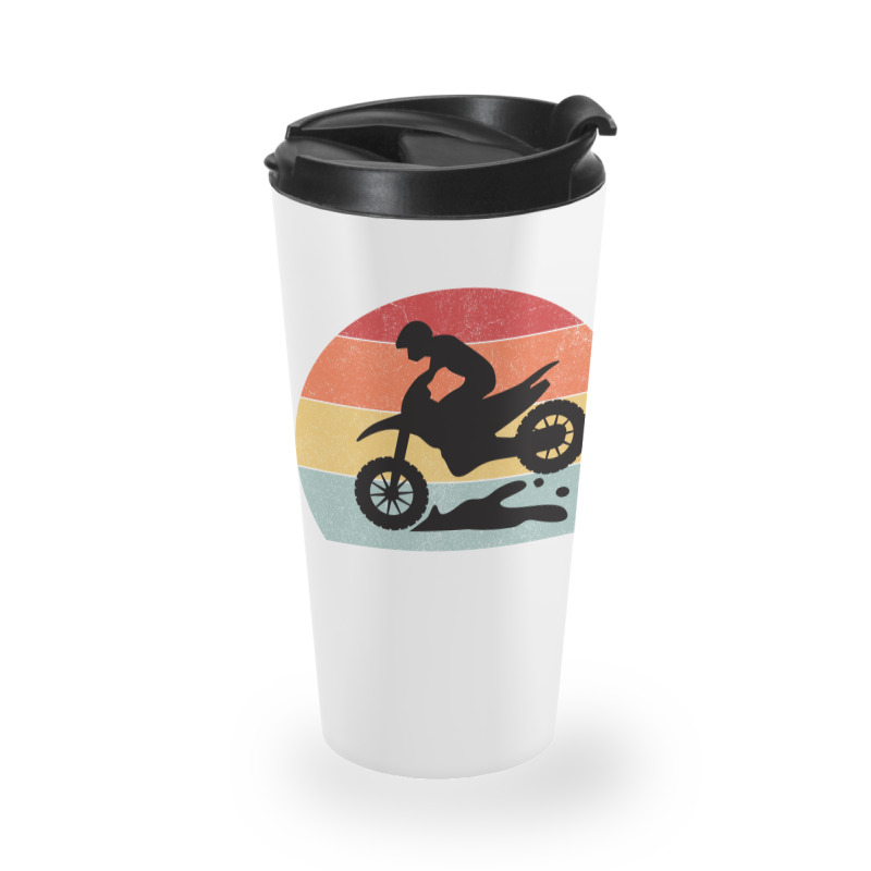 Vintage Dirt Bike Stars Travel Mug | Artistshot