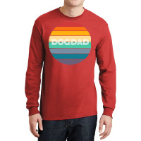 Rainbow Dog Dad Retro Vintage Love Long Sleeve Shirts | Artistshot