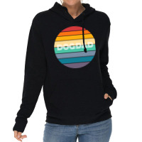 Rainbow Dog Dad Retro Vintage Love Lightweight Hoodie | Artistshot