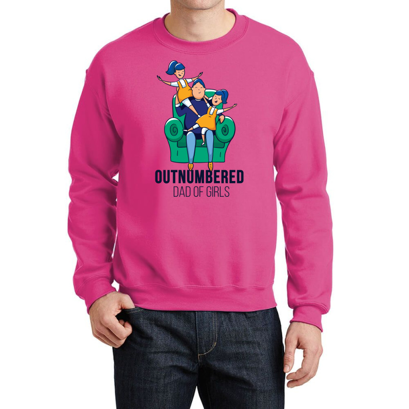 Girls Dad Girl Crewneck Sweatshirt by manicklasturr | Artistshot